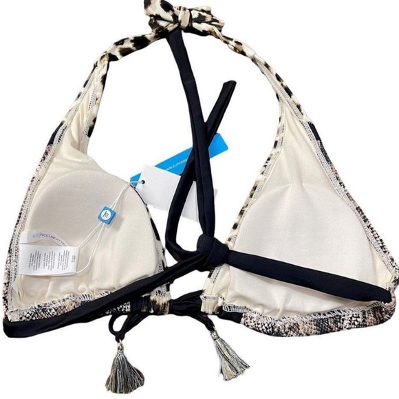 Bleu Rod Beattie Bikini Skin Games 2 Piece Swimsuit Snakeskin Print Sz 10 - Picture 6 of 11